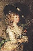 Thomas Gainsborough Portrait of Lady Georgiana Cavendish, Duchess of Devonshire oil painting reproduction